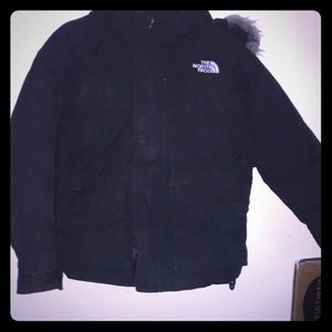 Black children north face coat